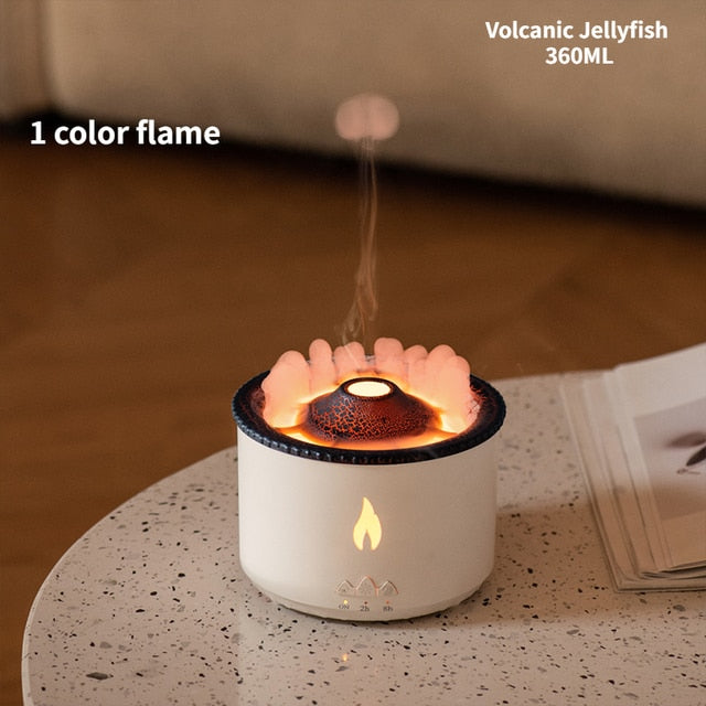 Flame Aroma Diffuser Essential Oil