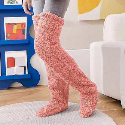 FuzzyFeet-Socks That Go the Extra Mile in Comfort Cozy Sock Slippers