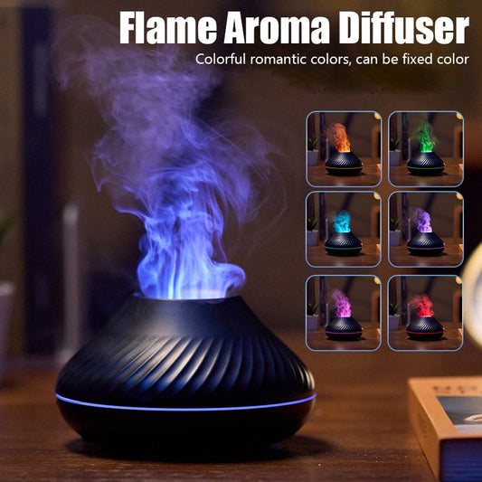 Flame Aroma Diffuser Ultrasonic Humidifier